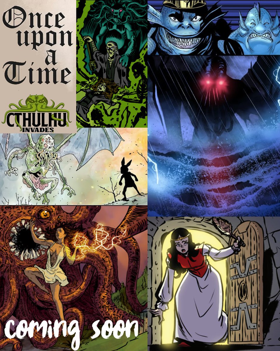 We have been working!! PART ONE OF CTHULHU INVADES FAIRY TALES IS COMING!!