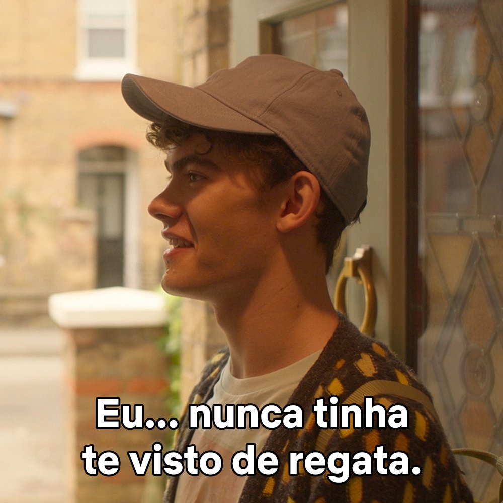 NetflixBrasil's tweet photo. Nick Nelson de regata. https://t.co/oyWqqOYybM