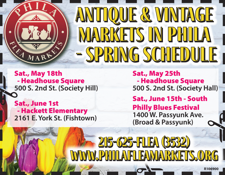 Keep up to date with our Spring Flea Markets! Which one(s) will you attend!?

philafleamarkets.org
#Philly #BerwynPA #PhiladelphiaPA #FleaMarkets #PhilaFleaMarkets #Vintage #AntiqueFinds #Fishtown #SouthPhilly #SocietyHall