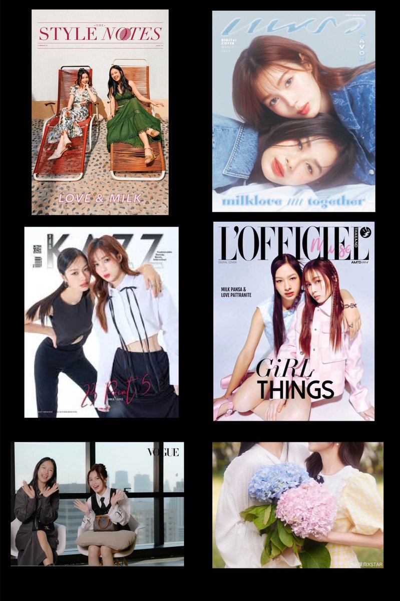 MilkLove's Photoshoot Magazines
new Chinese Magazine coming soon 🩵🩷

Hope MilkLove will take photoshoot next Vogue/Bazaar Magazines future.

#MilkLove