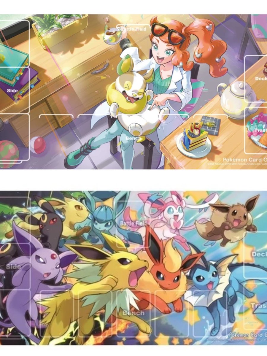 I need all these Pokémon Playmats… 😍