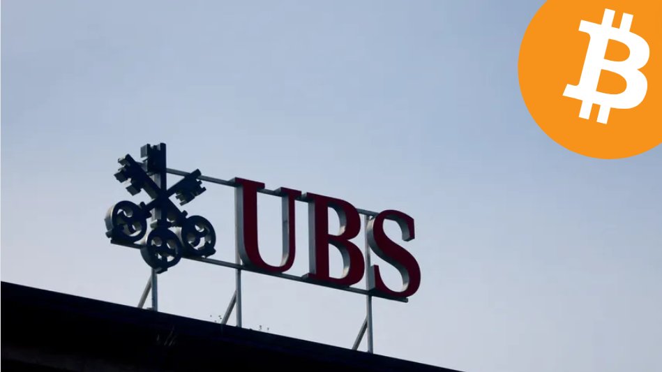 SimplyBitcoin's tweet photo. JUST IN: UBS, Switzerland's largest bank, reported ownership of shares in BlackRock's Bitcoin ETF in an SEC filing! 

#Bitcoin📈 https://t.co/AG4wlPmCkY