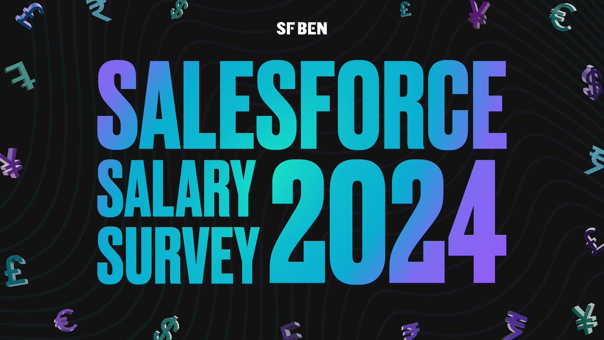 #SalesforceOhana, here is your chance to participate in the anonymous #Salesforce Salary Survey 2024 by <a href="/SalesforceBen/">Salesforce Ben</a>! 

Take the survey now, share it within the <a href="/salesforce/">Salesforce</a> ecosystem, and get a chance to win a prize:
🔗 bit.ly/3UV4dYH

#salesforceadmin #salesforcejobs
