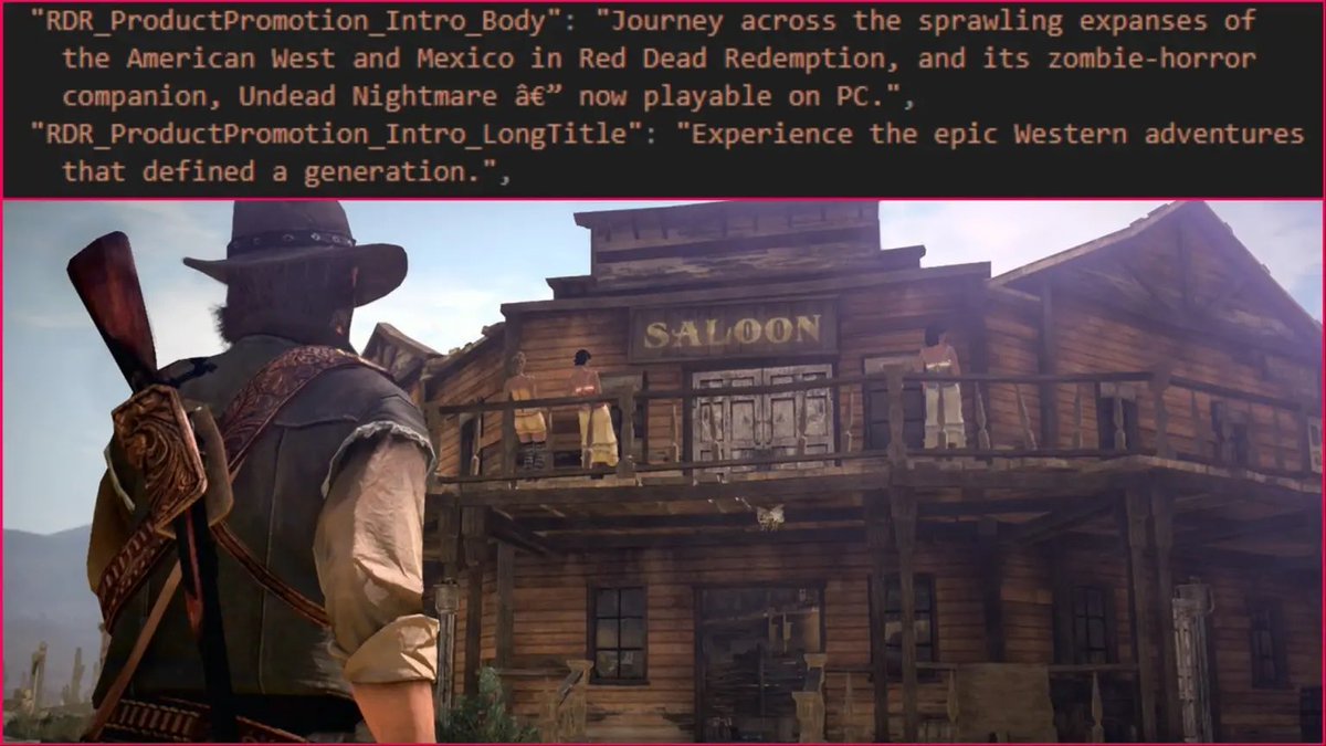spieltimes's tweet photo. Latest leaks apparently confirm Red Dead Redemption 1 PC release https://t.co/Fc9MQQFwib https://t.co/sJf8ZySid3