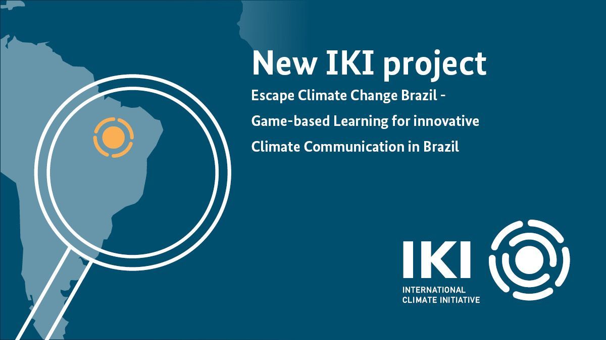 🌍🎮 Excited to welcome our newest project to the #IKI Family! 'Escape Climate Change Brazil' uses innovative game-based learning to raise awareness about #climateaction, social justice and racial equality in #Brazil. @ECOmoveOfficial Check it out: international-climate-initiative.com/PROJECT2170-1