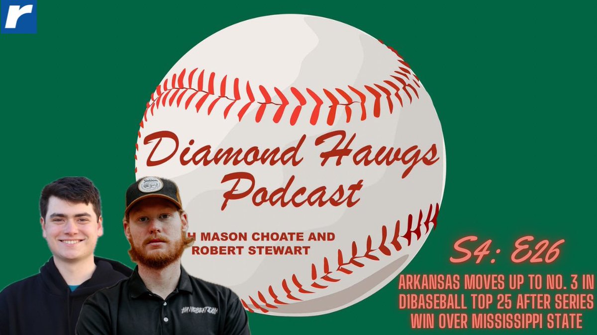 🚨New @DiamondHawgsPod🚨 Recapping Arkansas’ big series win over Mississippi State, plus thoughts on starting pitching, having a lineup that might stick, a look around the SEC and more. Watch/Listen: arkansas.rivals.com/news/diamond-h… #WPS