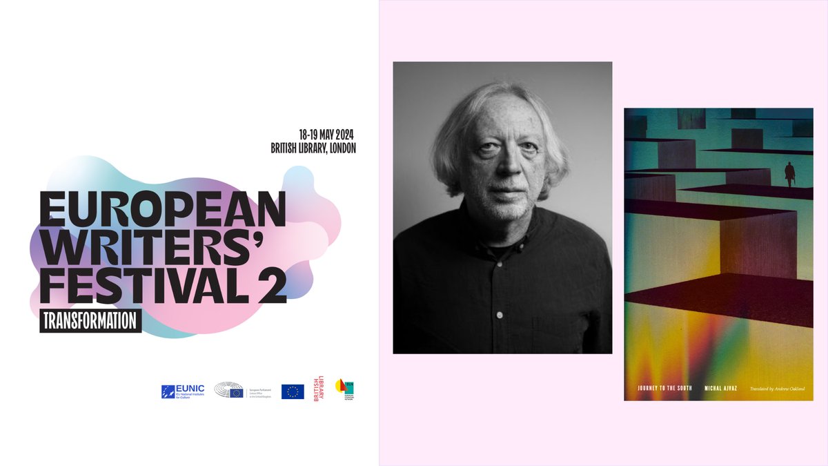 Planning to visit the EUROPEAN WRITERS' FESTIVAL at the @britishlibrary this weekend? Czech author Michal Ajvaz takes part in the Breaking Boundaries panel on Sunday 19 May from 1.30pm! london.czechcentres.cz/en/program/eur…