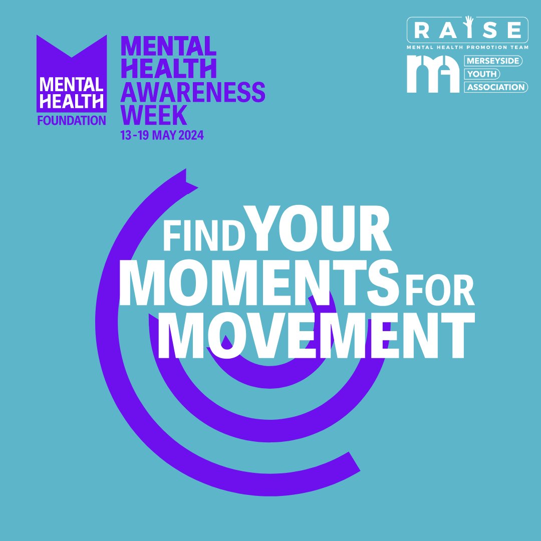 We’re proud to support @mentalhealth this #MentalHealthAwarenessWeek – 13 to 19 May. Join in and help to create a world with good mental health for all. Find out more and get involved: mentalhealth.org.uk/mhaw #MomentsForMovement