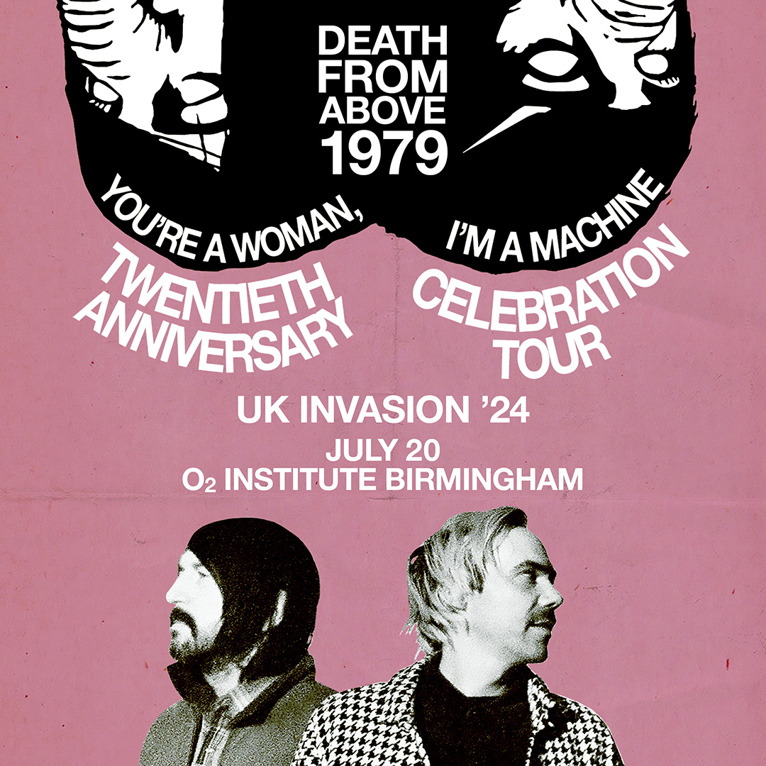 Canadian dance-punk rockers @dfa1979 are celebrating the 20th anniversary of their breakout debut album, 2004’s 'You’re A Woman, I’m A Machine'; live in Brum - Saturday 20 July. Tickets available - amg-venues.com/s8Si50REt7H