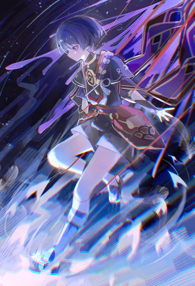 fushirenou's tweet photo. 【繁锦步星月 23：00】

作者：槿枝
Lofter ID：bianxuedie
#wanderer #scaramouche #Genshin_Impact #放浪者
#スカラマシュ https://t.co/kMbmo65wzc