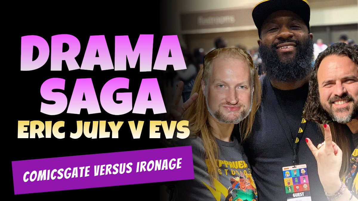 A small time IronAge creator gives a nuanced take on the indie drama between @EthanVanSciver, @EricDJuly. I bring up @Immortalrising1 ,@baturner_vc , and others. I end the video quoting @JonMalin. #IronAge #Comicsgate