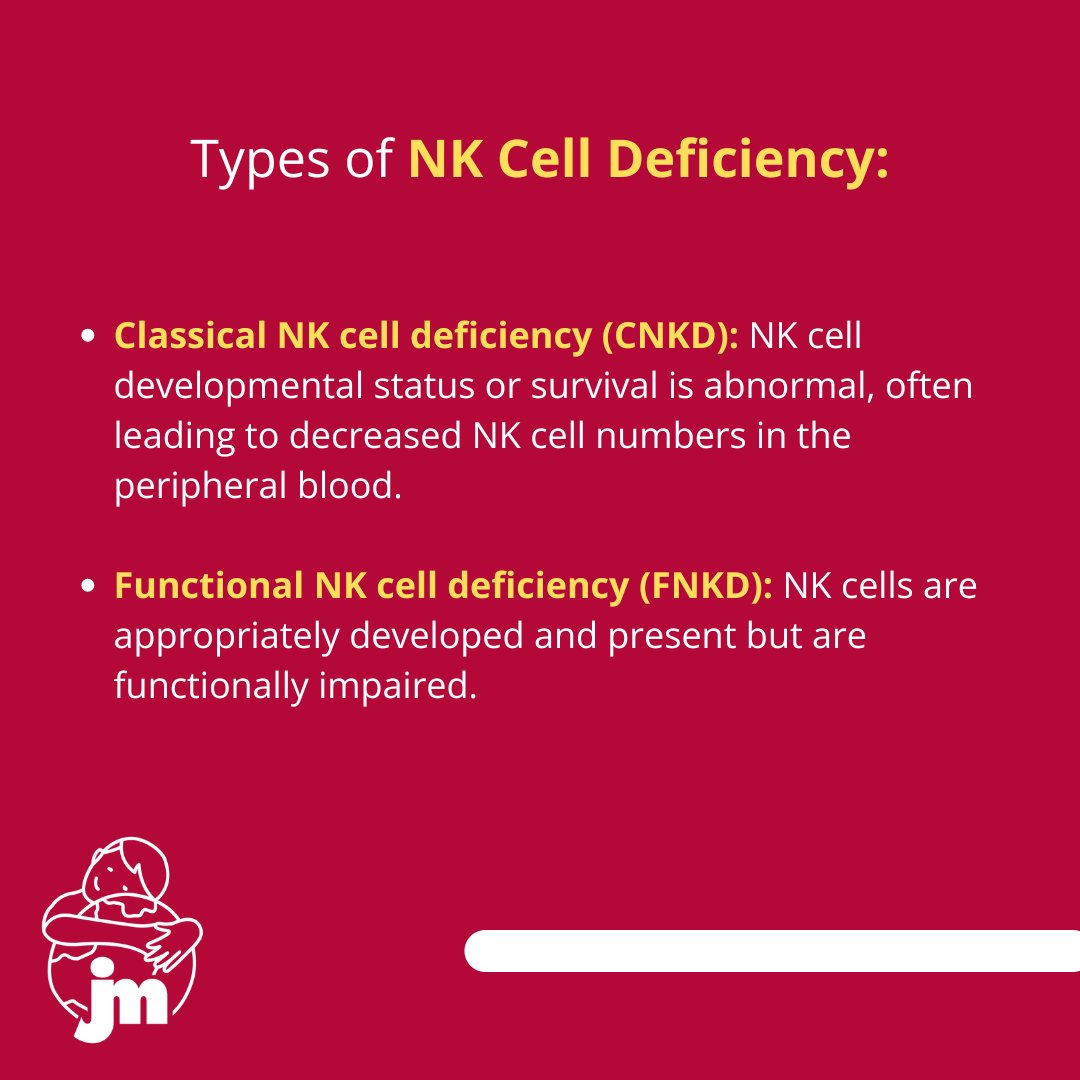 Info4PI's tweet photo. Today’s PI: NK Cell Deficiency, which is a subset of PIs in which NK cells are absent, deficient, or dysfunctional. NK cells are a type of lymphocyte that specializes in the destruction of diseased cells in the body. Swipe to learn more about NKD! #CNKD #FNKD https://t.co/0kzsrH8et0