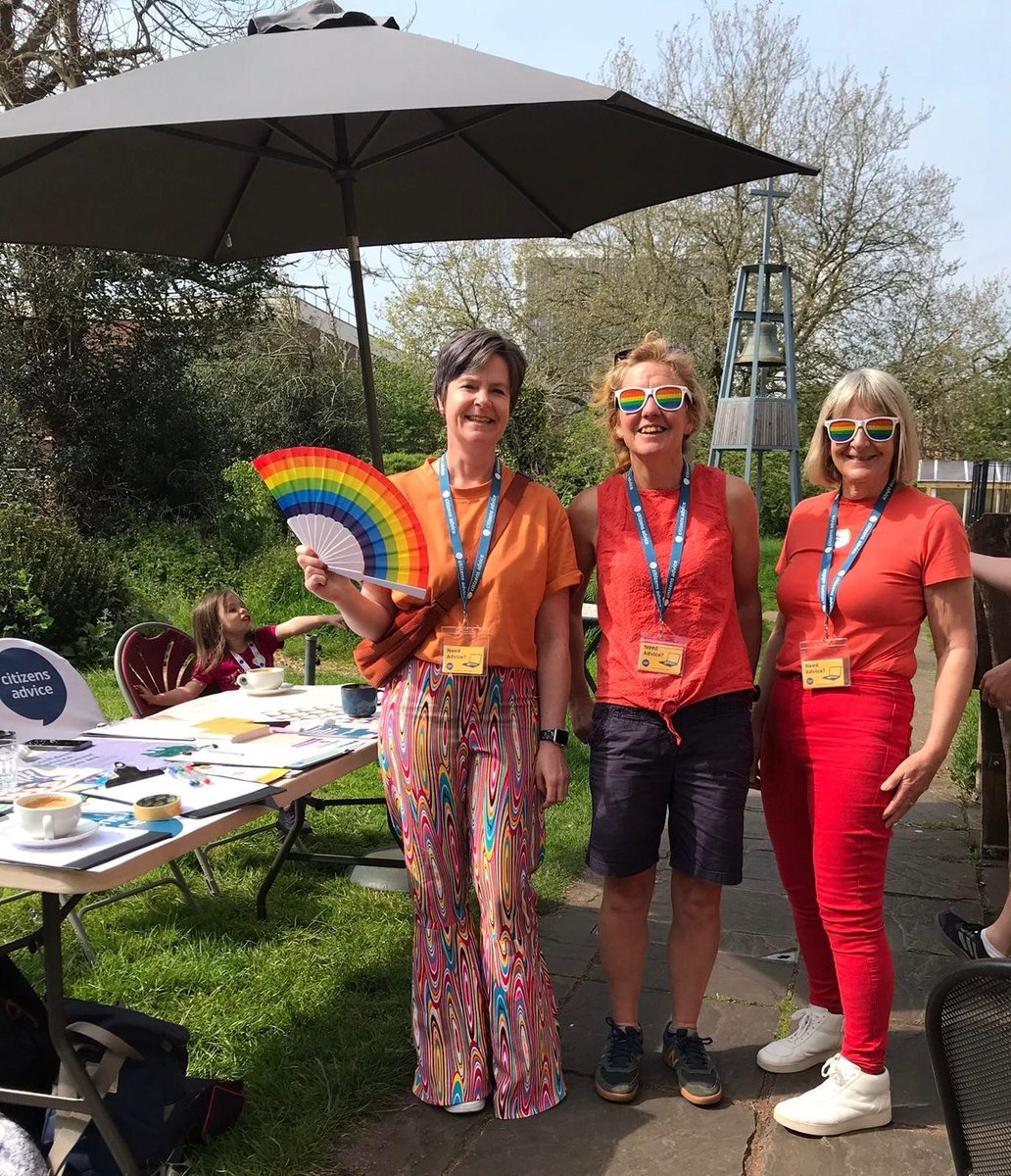 ExeterCAB's tweet image. Our fabulous team were out in full force for @ExeterPride at the weekend 🌈
Great to be surrounded by so many other organisations and to meet so many wonderful individuals 
❤️🧡💛💚💙💜
#Exeter #exeterpride #adviceforeveryone