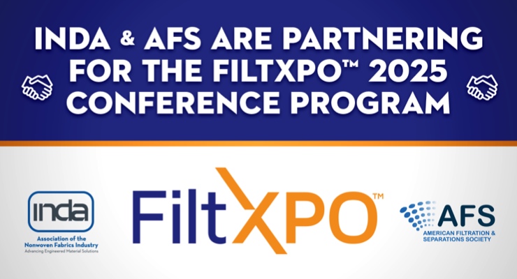 .@INDANonwovens & @afs_society partner on FiltXPO 2025 conference program hubs.li/Q02wYVPC0

#filtration