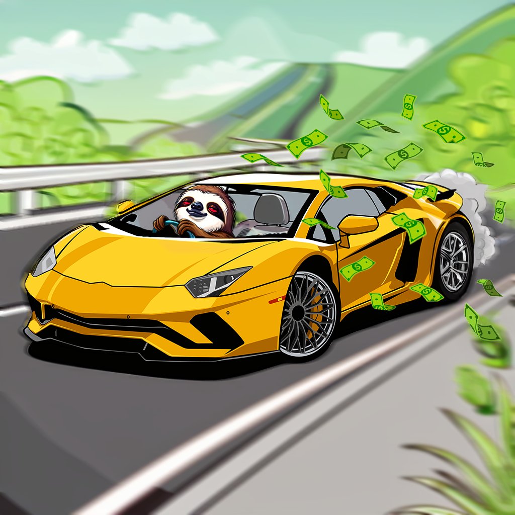 WASA_Coin's tweet photo. @theionicXBT Here's a good one, my old friend.  The dev team is really special amd is delivering for the community -- it's the next BONK, but still early in the game: $SLOTH https://t.co/j8i8cb0xHk