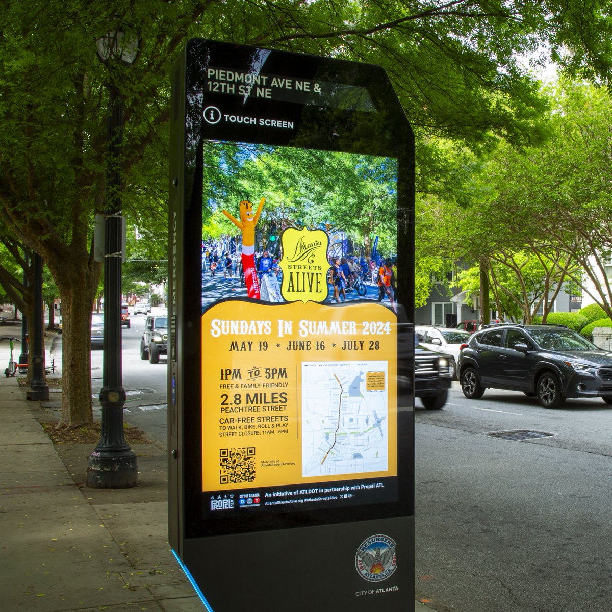 On Sunday, May 19, #AtlantaStreetsAlive is bringing back the joy of open streets and endless adventures. Grab your squad, bring your bike, skates or best walking sneakers, and join us for an afternoon of outdoor fun! 
#ATLCyclingFest #NationalBikeMonth #NationalTransportationWeek