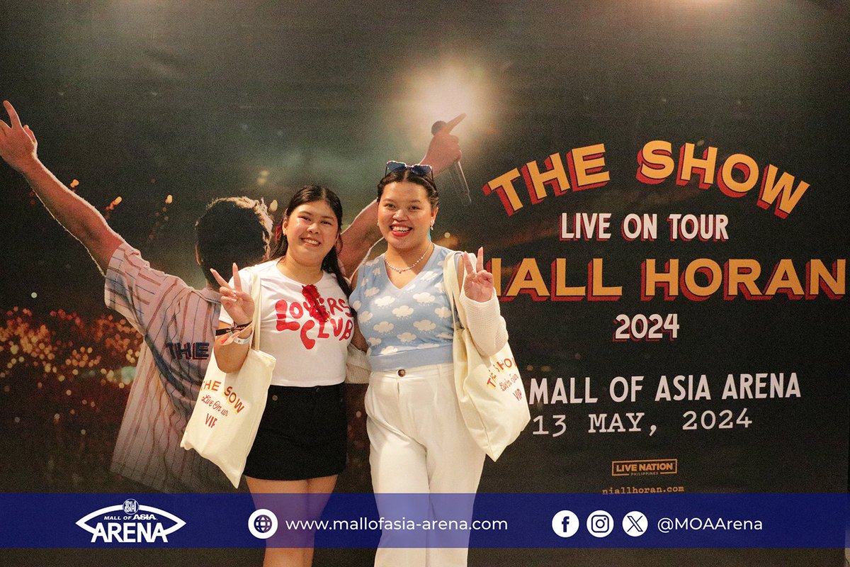 Lovers, you were absolutely lovely during tonight's Niall Horan #TheShowLiveOnTourPH at the SM Mall of Asia Arena. 💖 Special thanks to @livenationph for bringing #NiallHoranAtMOAArena! #NiallHoranInManila #ChangingTheGameElevatingEntertainment