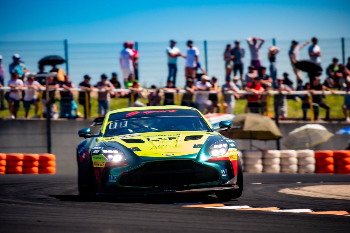 Great weekend for the new Aston Martin Vantage GT4 in France’s FFSA GT Championship. Mateo Villagomez and Victor Weyrich won both Silver class races over the weekend, while Racing Spirit of Léman team-mates Clement Dub and Ronald Basso clinched the Am class win. 📸 @ffsa_gt…