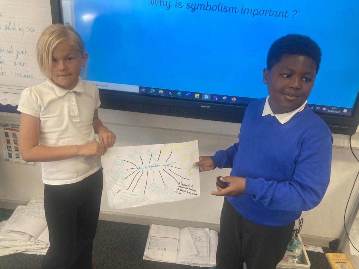 TPAYear3KK's tweet photo. In #TPARE we worked in groups to demonstrate all our learning we have done this term. We answered our big question βWhy is symbolism important?β @DeltaTheParks https://t.co/07CodQEkJk