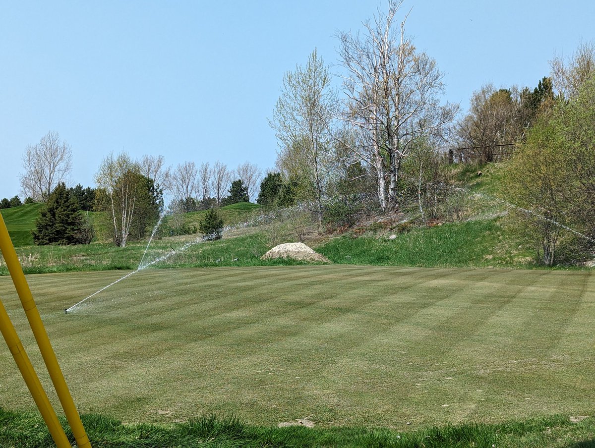 Views from Cedar Green today. Starting to look more like a golf course!