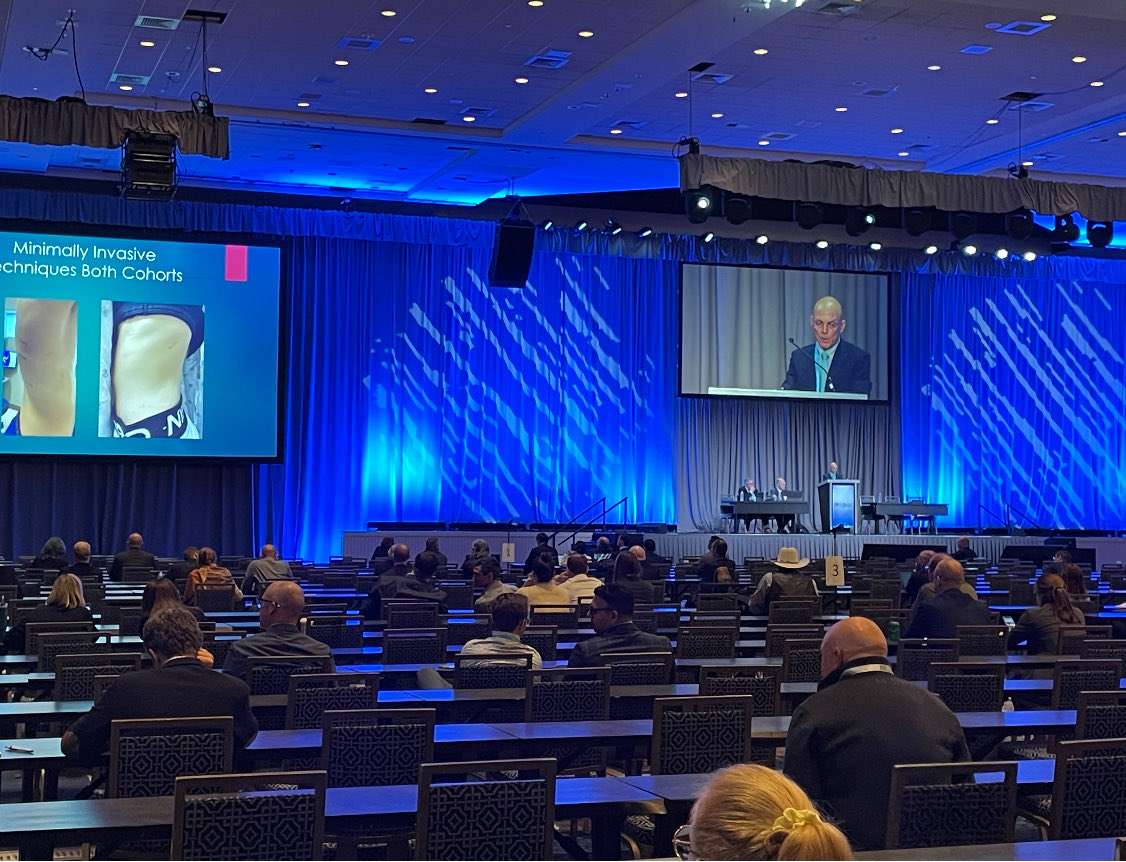LawrenceHaber2's tweet photo. Presented 2 podium abstracts at EPOSNA, Europe and North American Peds Ortho Societies,on improving techniques and outcomes for VBT to treat scoliosis!Big thanks to our collaborating centers Mayo and Univ Missouri!Less invasive motion sparing surgery works! ⁦@OchsnerHealth⁩ https://t.co/oqoeM1JxYd