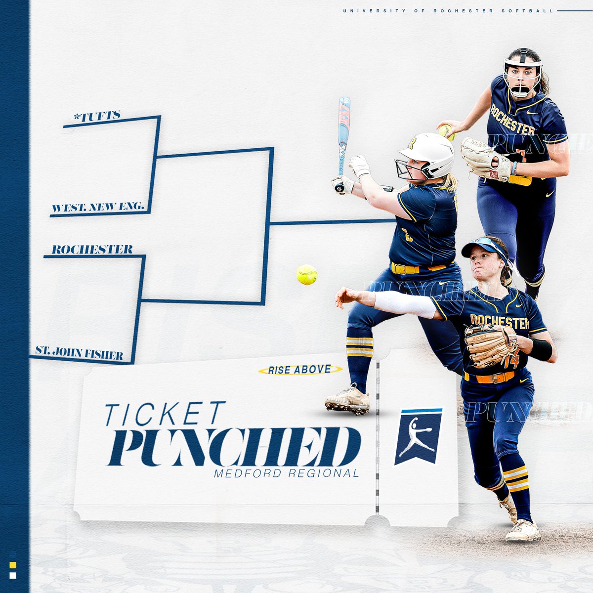 TICKET PUNCHED 🎟️👊

The 'Jackets are headed to Medford, MA for the NCAA Regionals hosted by Tufts! The first round is set for Thursday, May 16th where we will take on familiar foe St. John Fisher University! 

#team27 #ursb