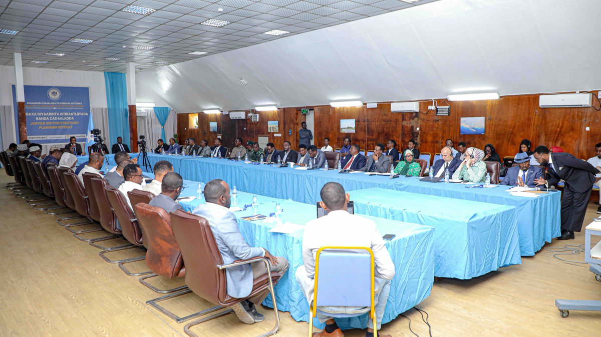 Today in #Mogadishu, @MojSomalia has concluded a 3-day comprehensive Justice Sector Leadership Retreat, bringing together #FGS & #FMS officials and key justice stakeholders, with support from @UNDP & @UNSomalia. This marks a significant step towards developing Somalia's Justice…