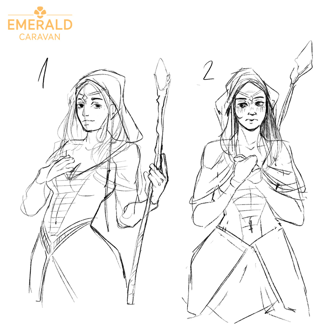 SpaceFoxGames's tweet image. 🧙🏻‍♀️White Witch is an old family friend and a mentor, hoping to pass her business on Emerald one day. 

Here's some concept art of her! Which version is your favourite?

💎Wishlist Emerald on Steam: bit.ly/emeraldcaravan

#conceptart #indiegame #indieart #indiedev #videogame