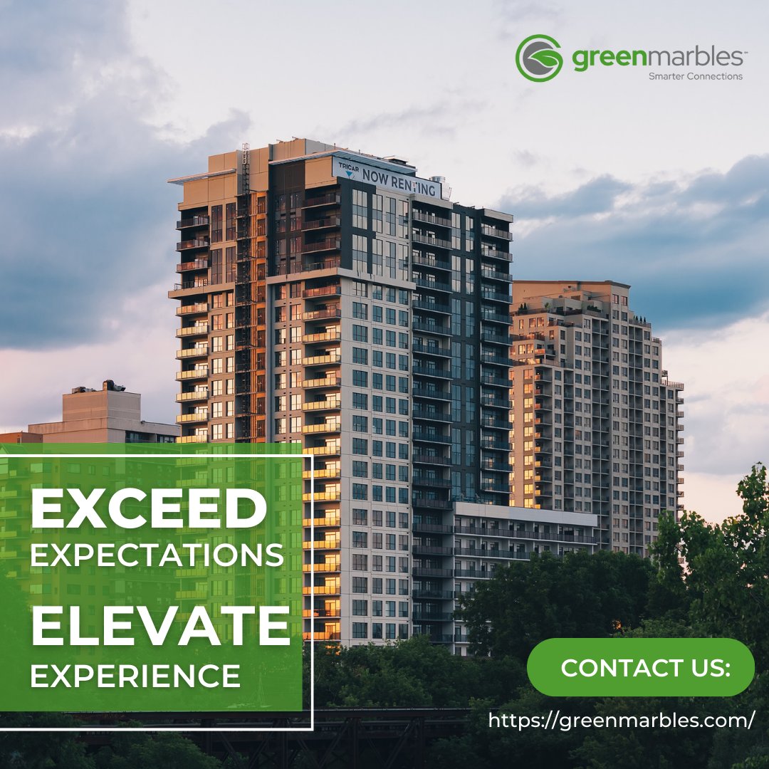 Offer complete tenant control through a user-friendly app, enhance access control, and streamline parking management. 

Transform your property into a seamless, connected environment with GreenMarbles! See the difference: greenmarbles.co/48iJjWS

#proptech #GreenMarbles