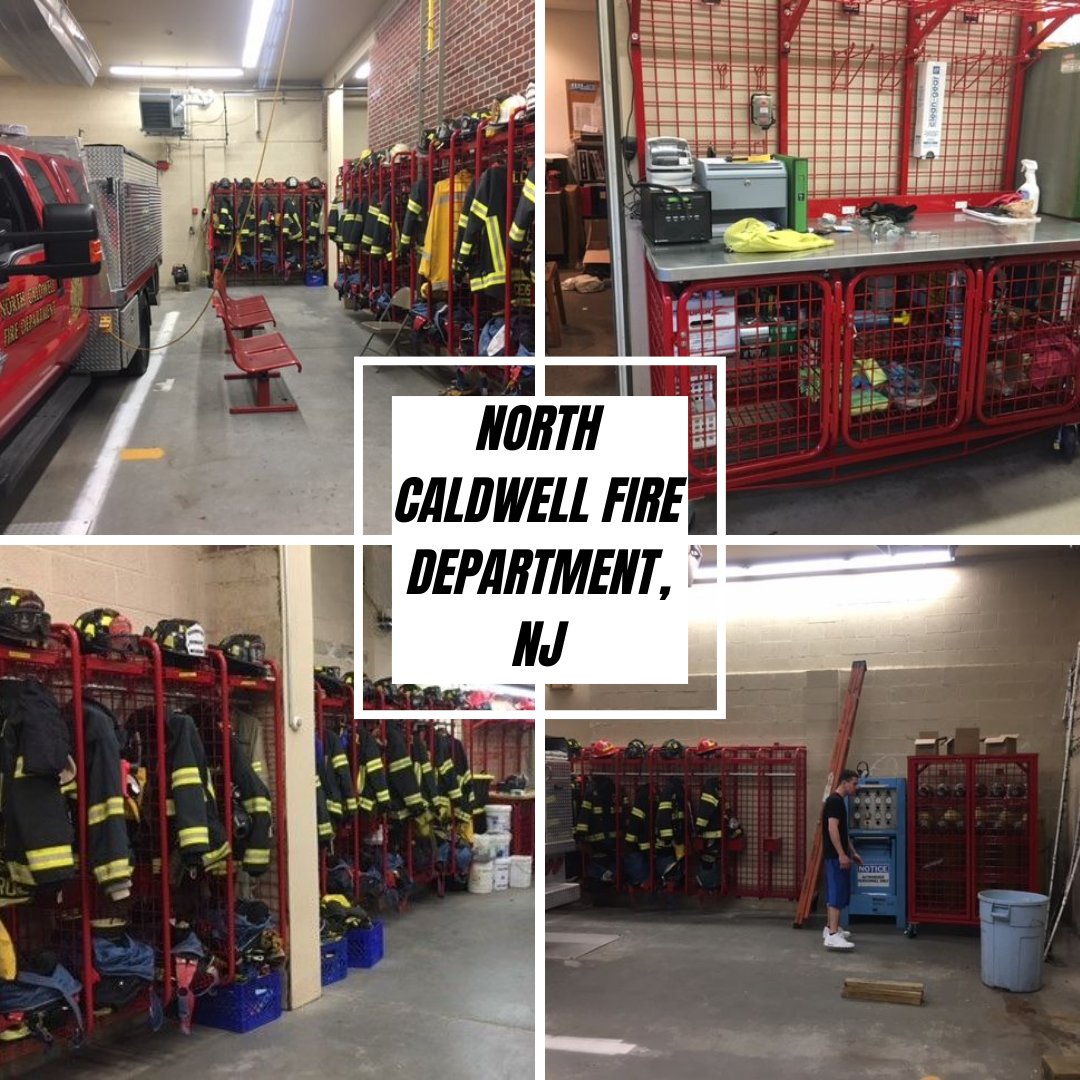 The North Caldwell Fire Department in New Jersey uses GearGrid's Fire lockers and storage solutions to store and protect their gear! #geargrid #madeintheusa 🤩🔥
