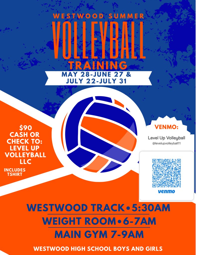 RhodesMPSAZ's tweet photo. Volleyball Training at Westwood
May 28 - June 27
July 22- July 31 https://t.co/giViJFjl4L