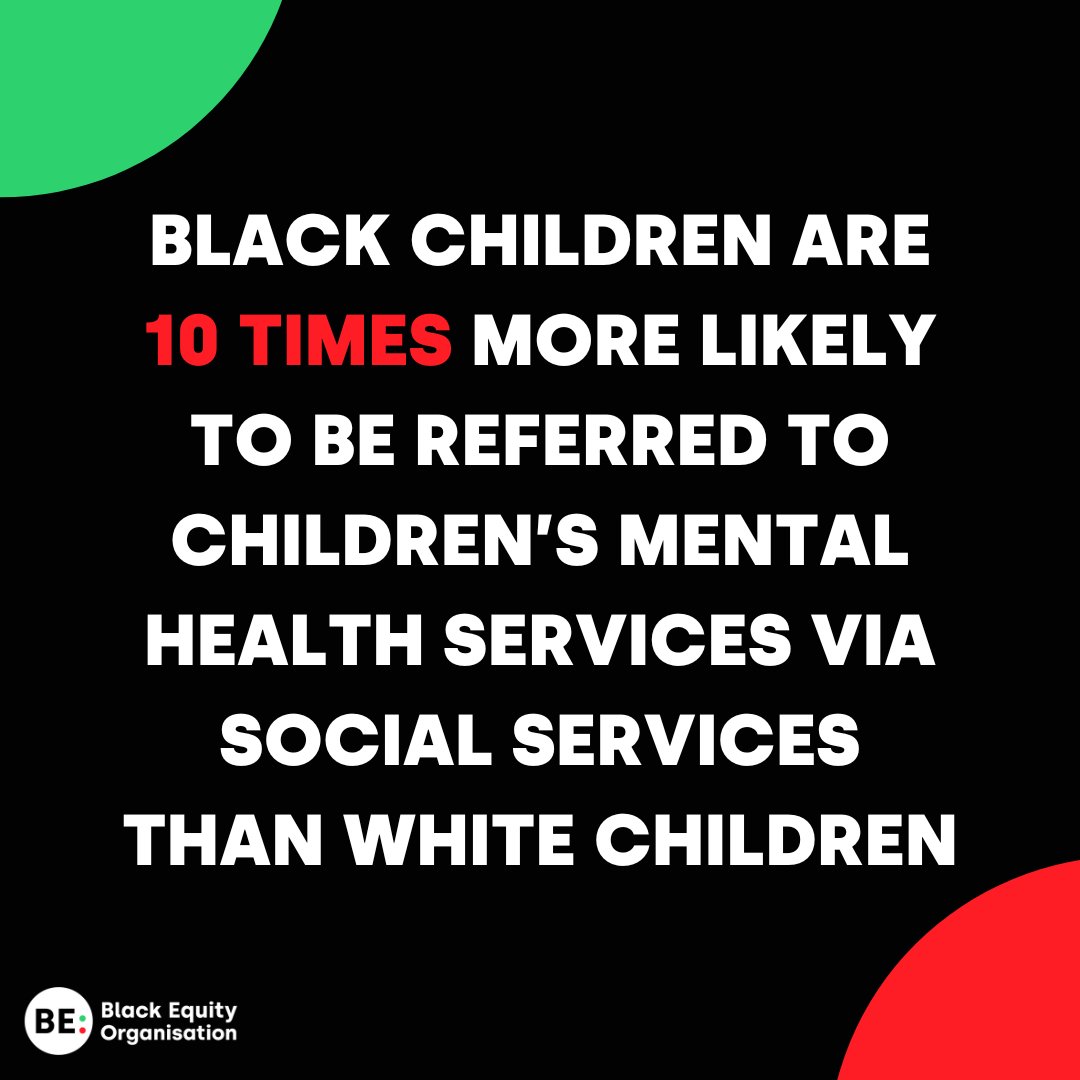 It's #MentalHealthAwarenessWeek. Because of poverty, discrimination, stereotyping and systemic racism, Black people experience worse health and mental health outcomes. This needs to change.