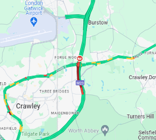 NOW TWO LANES CLOSED