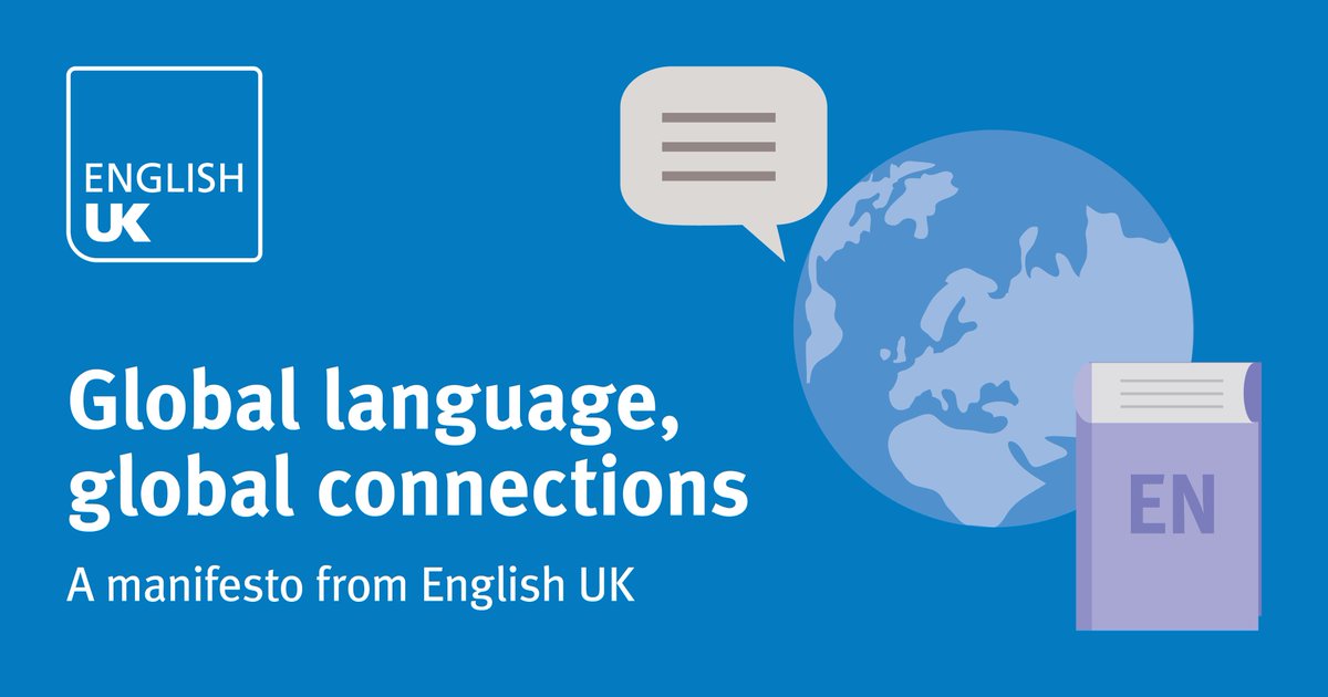 The UK's English language teaching sector is an important UK export industry. #UKELT supports jobs in every region, sets many students on a path to our universities, and builds lifelong global affinities to the UK.  #EnglishUK #intled #Manifesto

Read more in our manifesto for