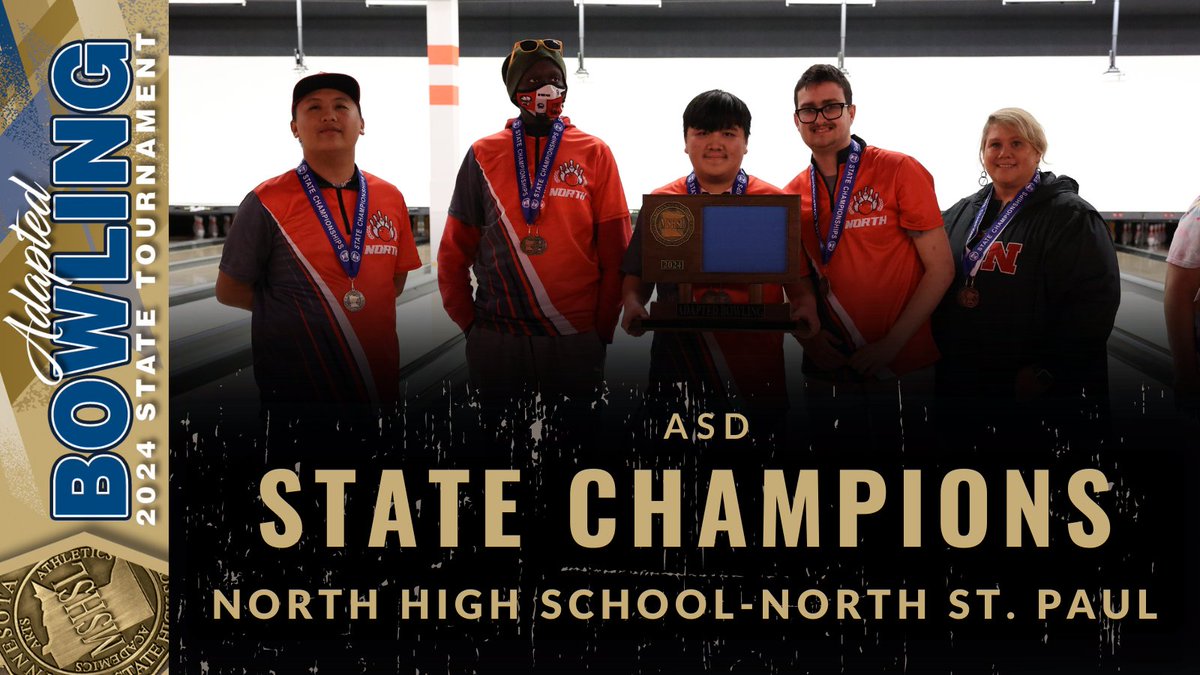Congratulations to our ASD Adapted Bowling State Champions! For a full recap of the tournament, go to mshsl.org/news