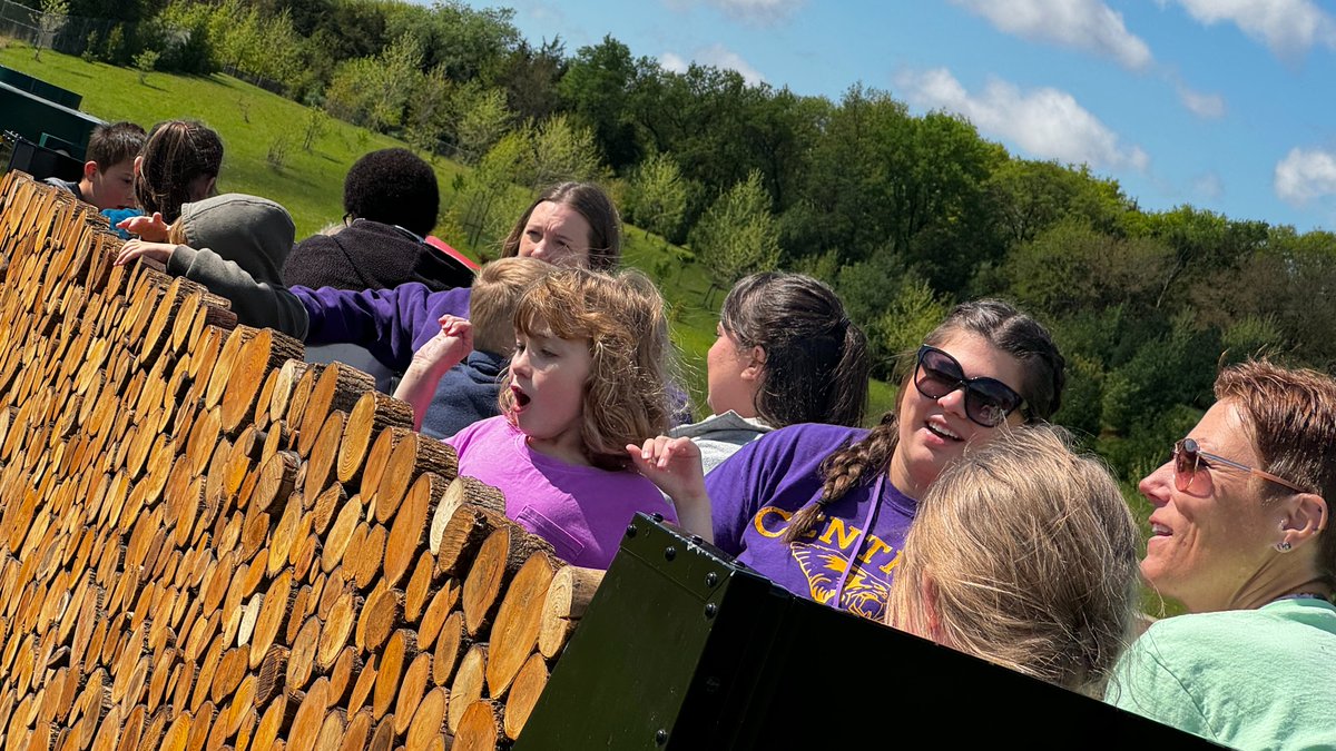 CentralDeWitt's tweet photo. Mrs. Waleszonia’s class had a great time last week when they visited Camp Courageous. Students road the train, the zipline, went swimming and more. What fun experience!
#gosabers #centraldewittcsd #ekstrandelementary #campcourageous #fieldtrip https://t.co/gHTUzceqSA