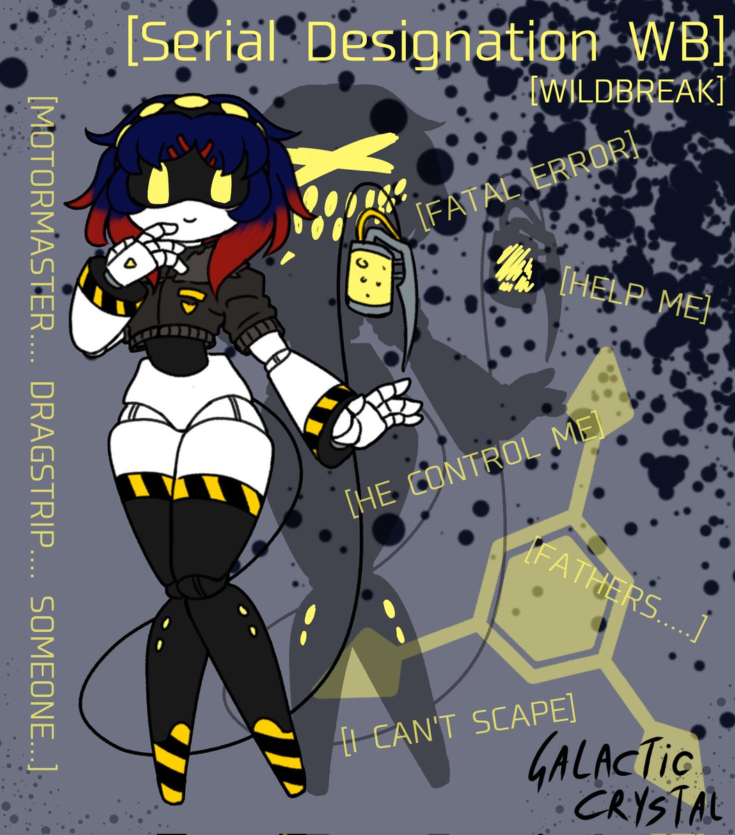 GalacticPhyr_03's tweet photo. Murder-Formers:
Serial Designation WB

"Sometimes it's me... sometimes it's not me..."

#Transformers #TransformersRID2015 #MurderDrones #AlternativeUniverse #AU #Wildbreak #TransformersWildbreak #DigitalArt #RID2015 https://t.co/GLn6BtNsg8