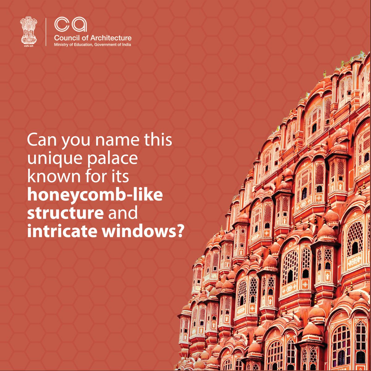 Challenge yourself with our historical quiz! Identify this stunning palace with its distinctive honeycomb facade. 

#PalaceQuiz #honeycomb #historicalquiz #quiz #architecture #monuments #councilofarchitecture