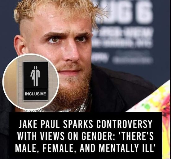silverfrau's tweet photo. 😍Jake Paul 🇺🇸Amerikanischer Boxer:  "Es gibt Mann und Frau und die psychische Störung..." https://t.co/ru8LNQZbF0