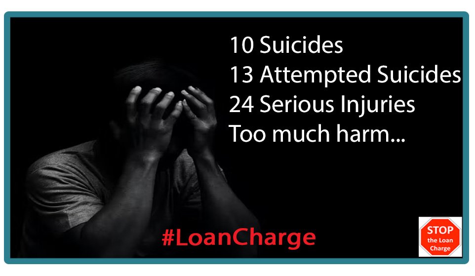 LCAG_2019's tweet photo. Actions more important than words during #MentalHealthAwarenessWeek. Virtue signalling by Ministers just that whilst fail act to resolve #LoanChargescandal and stop more #LoanChargeSuicides.

Time to act @RishiSunak @Jeremy_Hunt &amp; @HuddlestonNigel https://t.co/3bKDMuPwAi