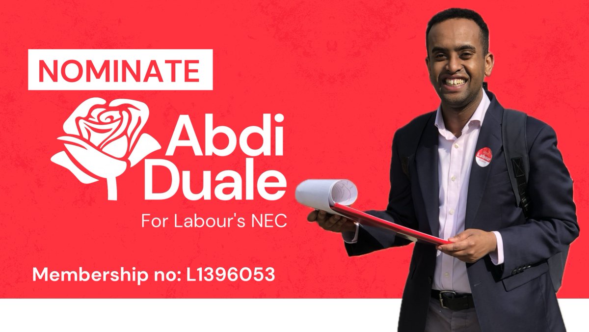 In 2022, I became the first black man elected to the Labour Party’s NEC, & since then I have been dedicated to continue making our party election-ready. I am seeking @UKLabour's members' support to reelect me & my @LabtoWin colleagues. Deadline to nominate is Friday 28 June 1/4