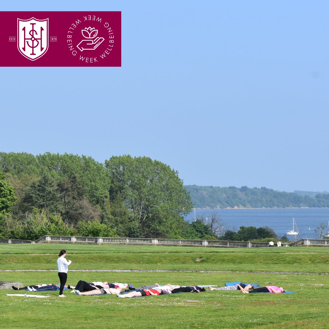 As part of Mental Health Awareness Week, we have organised wellbeing activities for all our students and staff. Today a yoga session was held on the River Lawn. 🧘‍♀️ 🧘‍♂️ #MentalHealthAwareness #WellbeingActivities