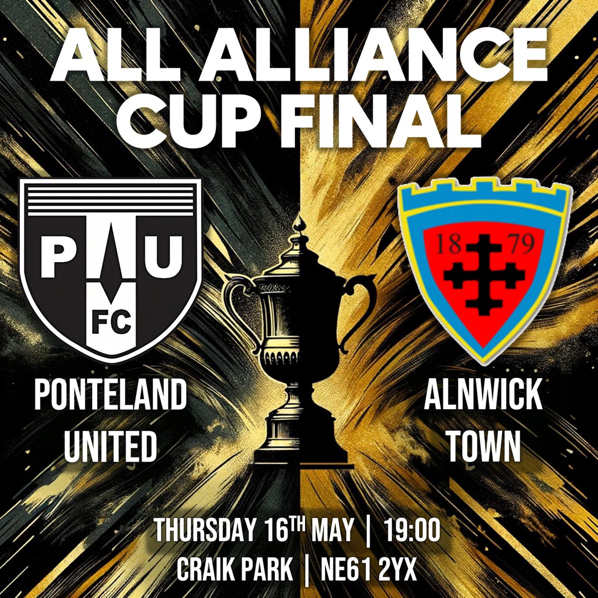 pontelandutd's tweet photo. CUP FINAL WEEK! ⌛️🏆

People of Darras Hall/ Ponteland your local football team needs YOU! 🫵🏼

Ticket Prices:
Adult - £4
Concessions - £2
U16 - Free (Must be accompained by an adult)
Cash Only - Payment by card not available

Any support is much appreciated! 🖤🤍 https://t.co/LHszh9YRkl