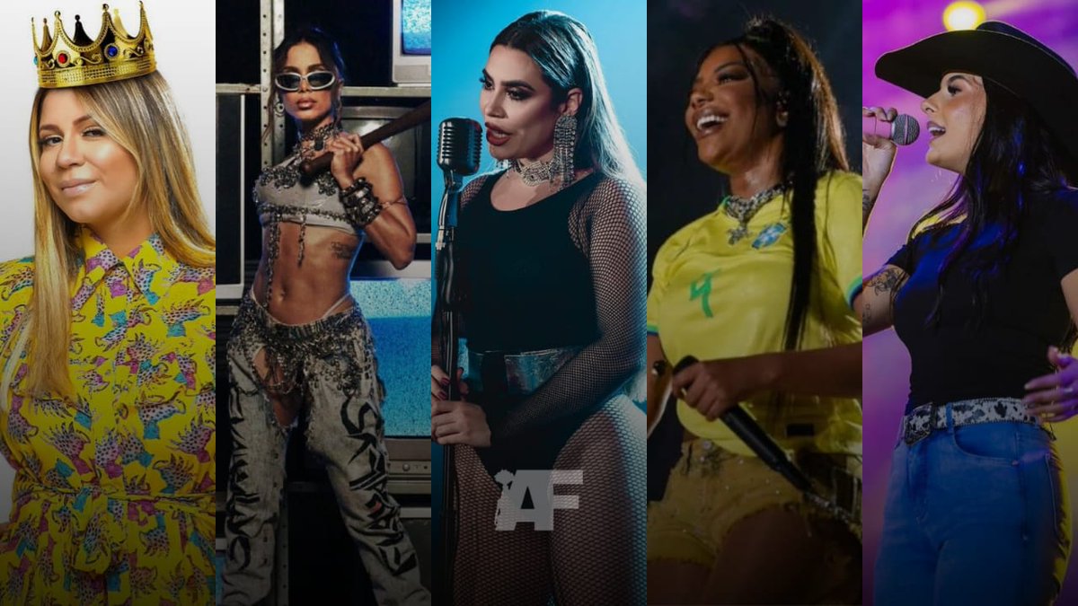 anittafocuss's tweet photo. RAINHAS! Veja cantoras brasileiras com mais seguidores no Spotify BR:
#1 Marilia Mendonça 33 M
#2 Anitta 12,3 M
#3 Naiara Azevedo 7,7 M
#4 Ludmila 7,1 M
#5 Ana Castela 5,56 M https://t.co/m9cMBmxvlq