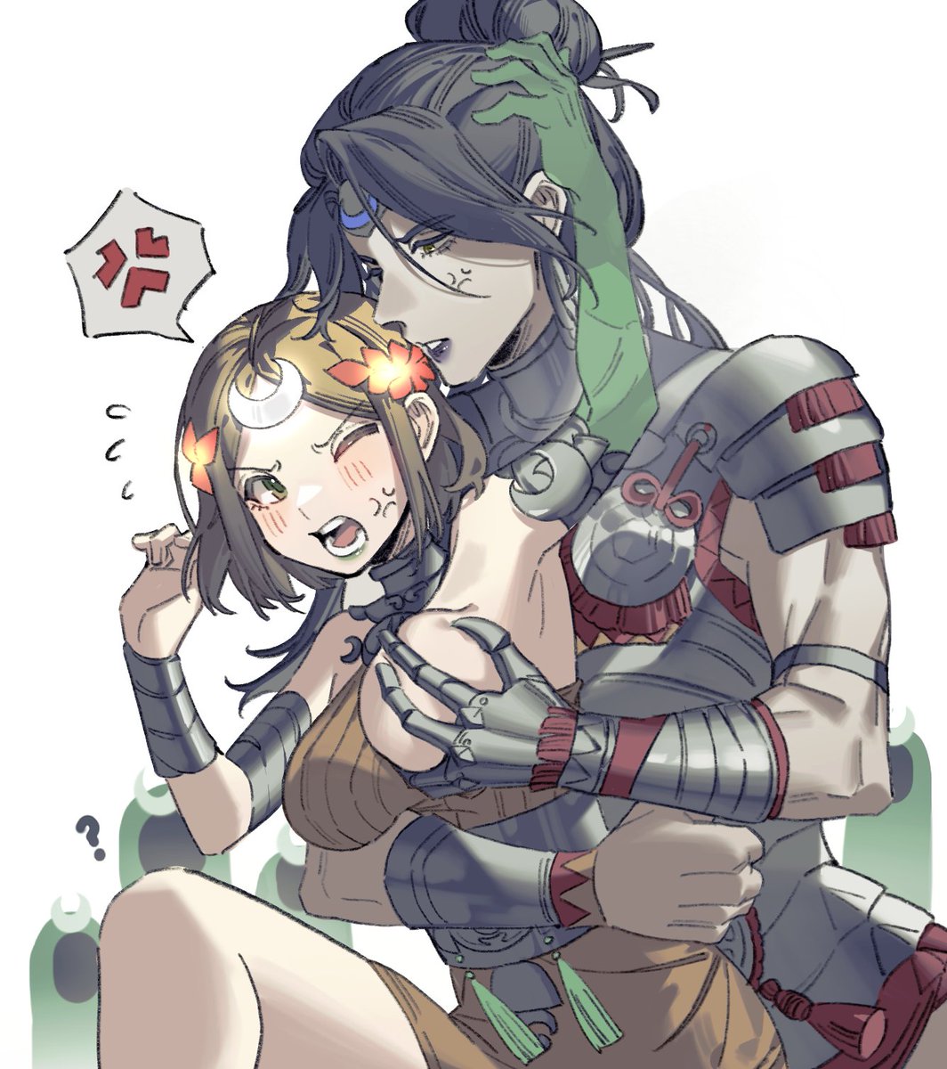 lolinyako's tweet photo. 暗灵们在犹豫是否应该劝架（ #hades2 https://t.co/nT7LHgyPOj