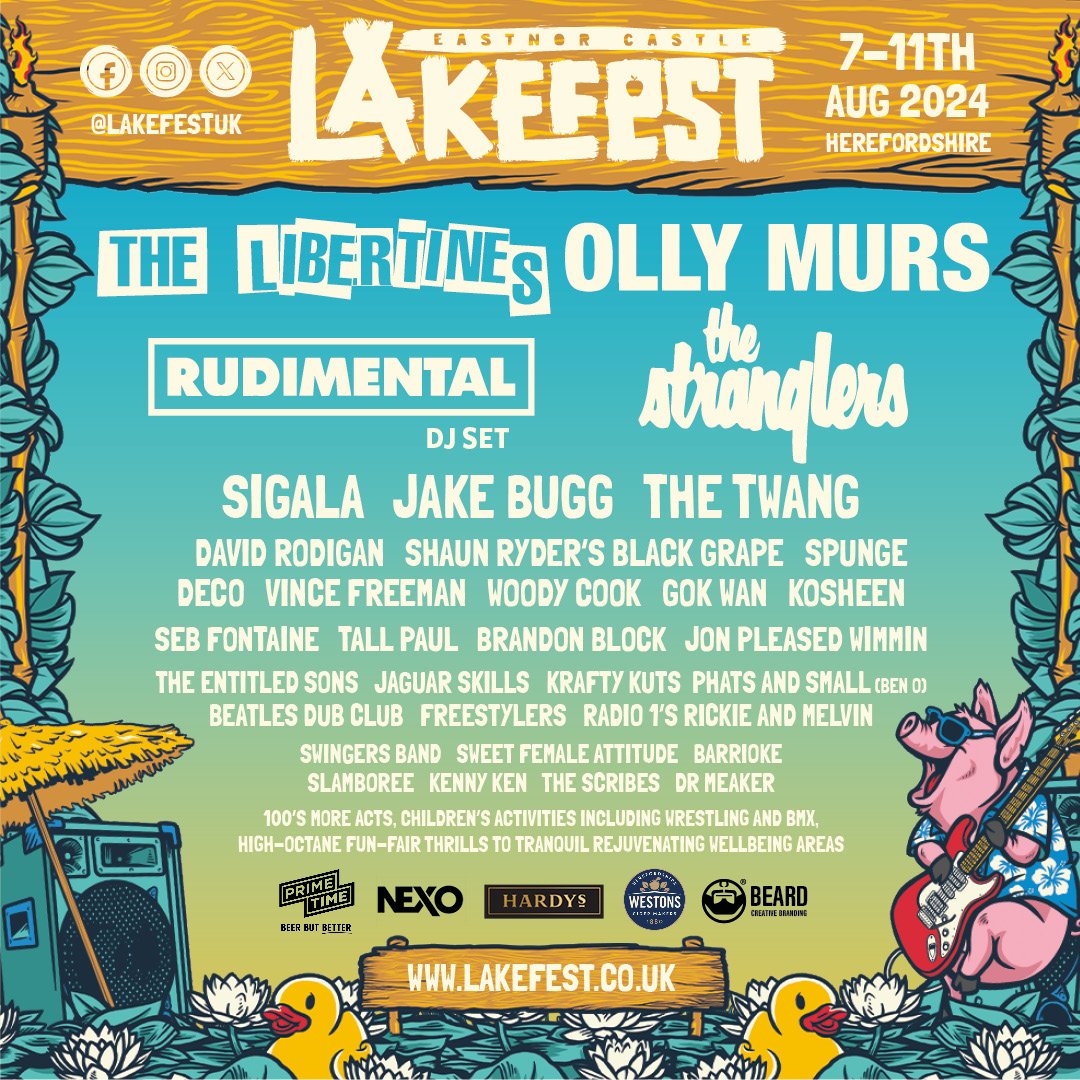 Don't let Linton Festival be the only festival you attend this summer...pack your tents and get ready for a family adventure at <a href="/Lakefestuk/">Lakefest</a> Jam out to Olly Murs, The Libertines, Rudimental DJ, and The Stranglers. Tickets here: lakefest.co.uk