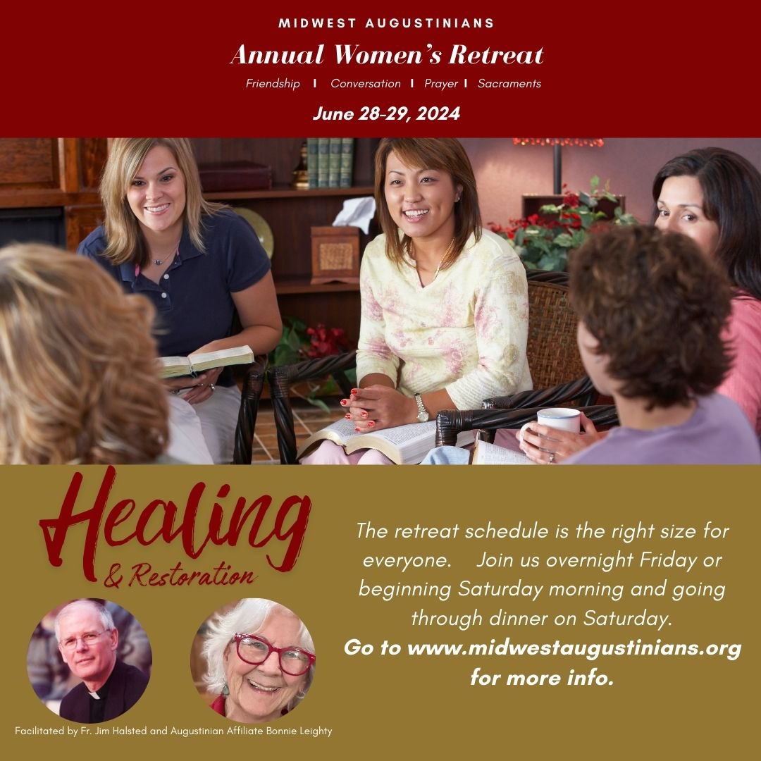 The @mwaugustinians will be hosting two upcoming events including an online small faith group called, “Transcending Your Tasklist: The Spirituality of Work” on Tuesday, May 14 and their Annual Women’s Retreat from June 28 - 29. Learn more here: linktr.ee/stritahs