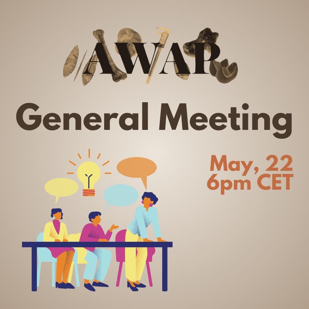 women_archeopal's tweet photo. 📢 Mark your calendars! The AWAP Annual General Meeting is just 10 days away. It's your chance to renew your membership for the year or join our great community. See you there! #WomenInScience #Paleontology #Archaeology  🌟🔍

➡️https://t.co/nLuAHFDKRl https://t.co/csLgyAsJCe