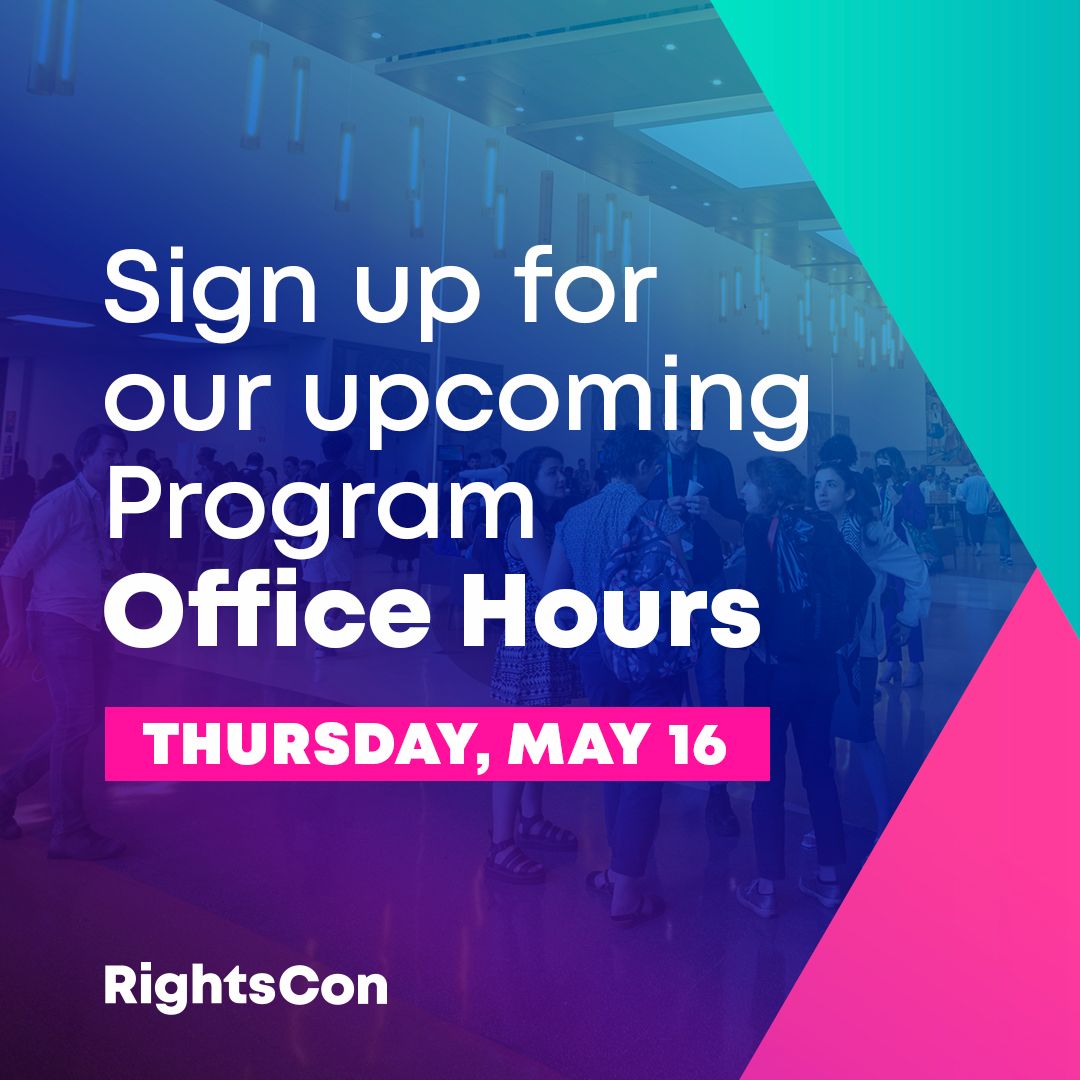 ☕ Just 3 weeks to go to submit your #RightsCon proposal! Join our weekly office hours, ask your questions, and learn our tips & tricks! Hosted by none other than our very own Program team: 📅 May 16 & weekly 🔗 rightscon.org/program/#suppo…