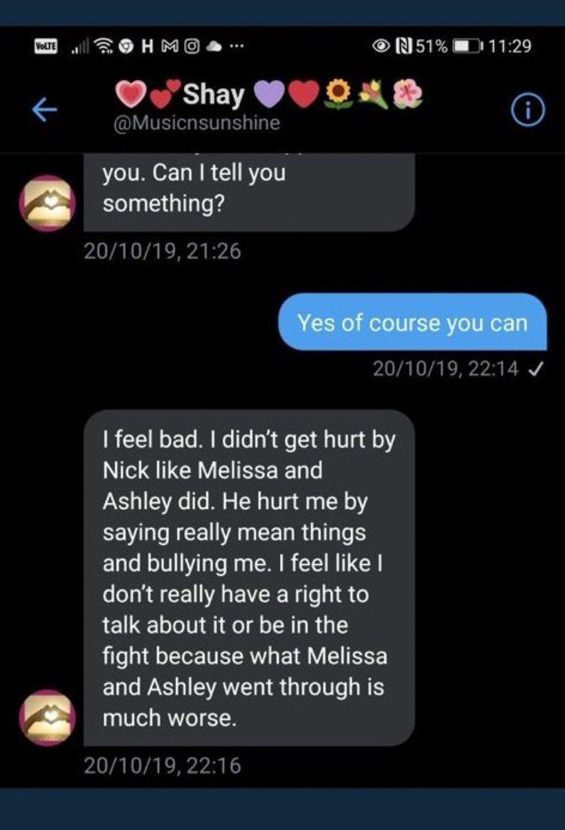 #fallenidols isn't going to tell you that accuser Shannon Ruth told her friend in a private message that Nick Carter never touched her. @discoveryid is lying to you.